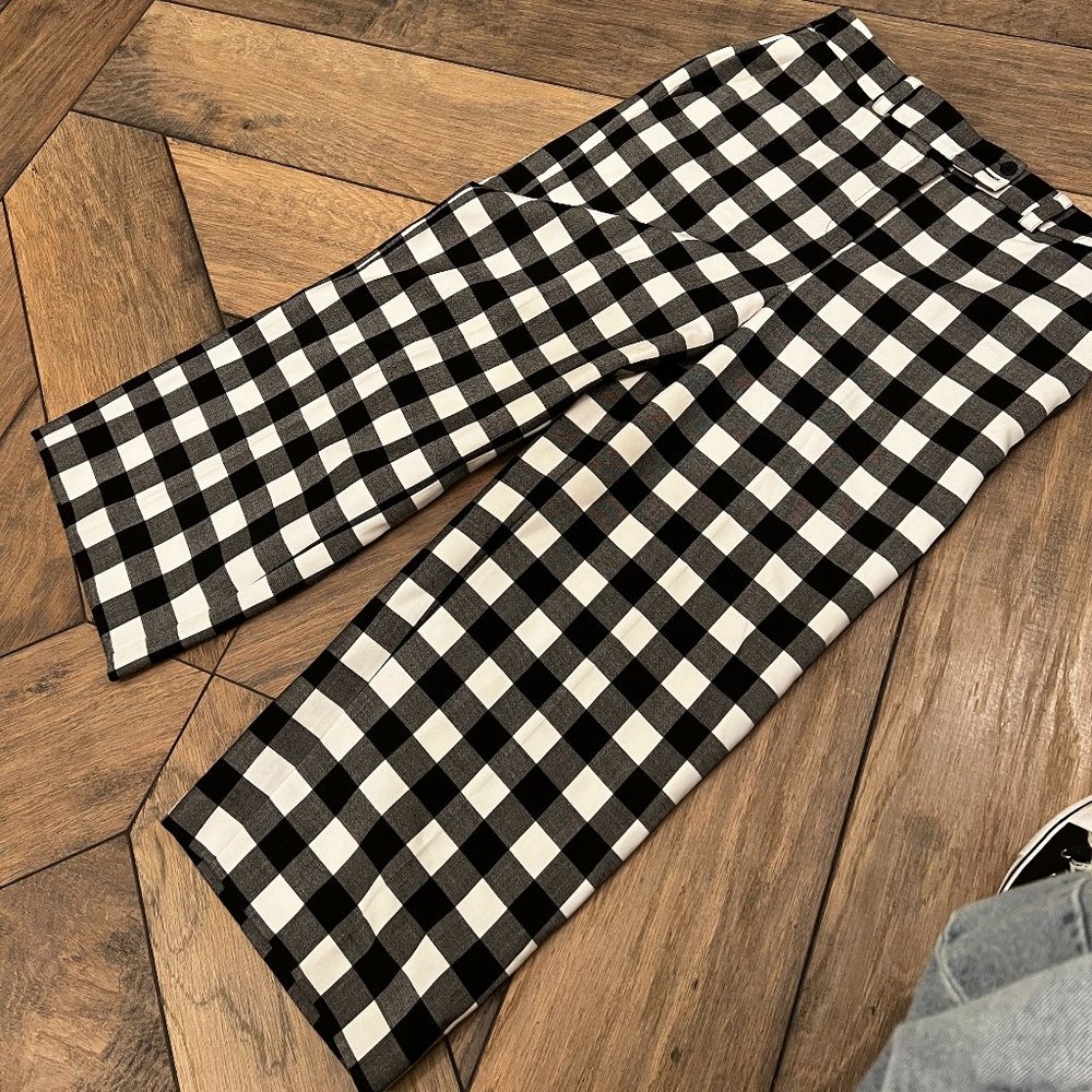 Wide Leg Checkered Pant size 12